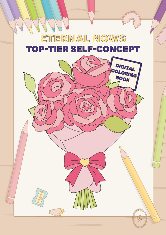 Top-Tier Self-Concept Affirmations Coloring Book